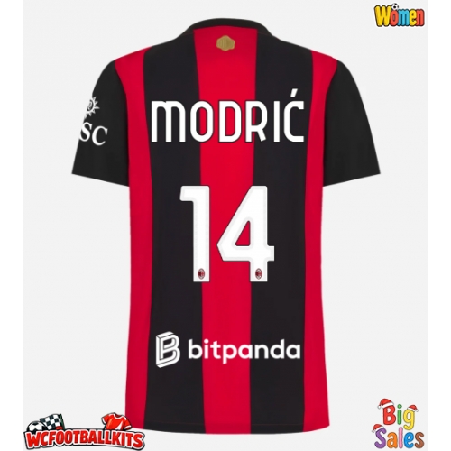 AC Milan Luka Modric #14 Replica Home Stadium Shirt for Women 2026-27 Short Sleeve